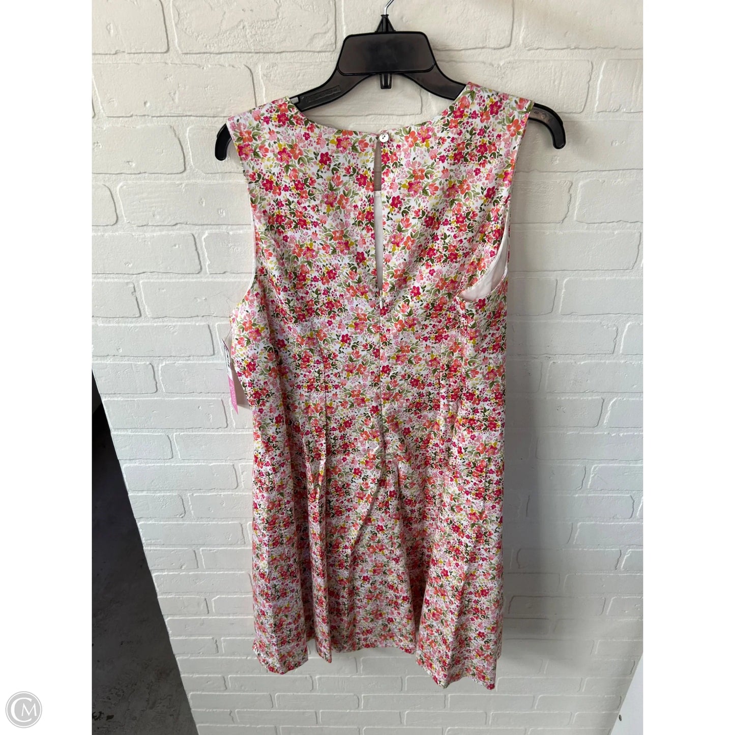 Dress Casual Midi By Ronnie Nicole In Orange & Pink, Size: 1x