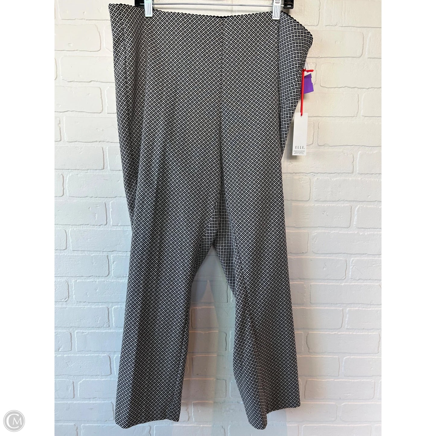 Pants Other By Elle In Black & White, Size: 18