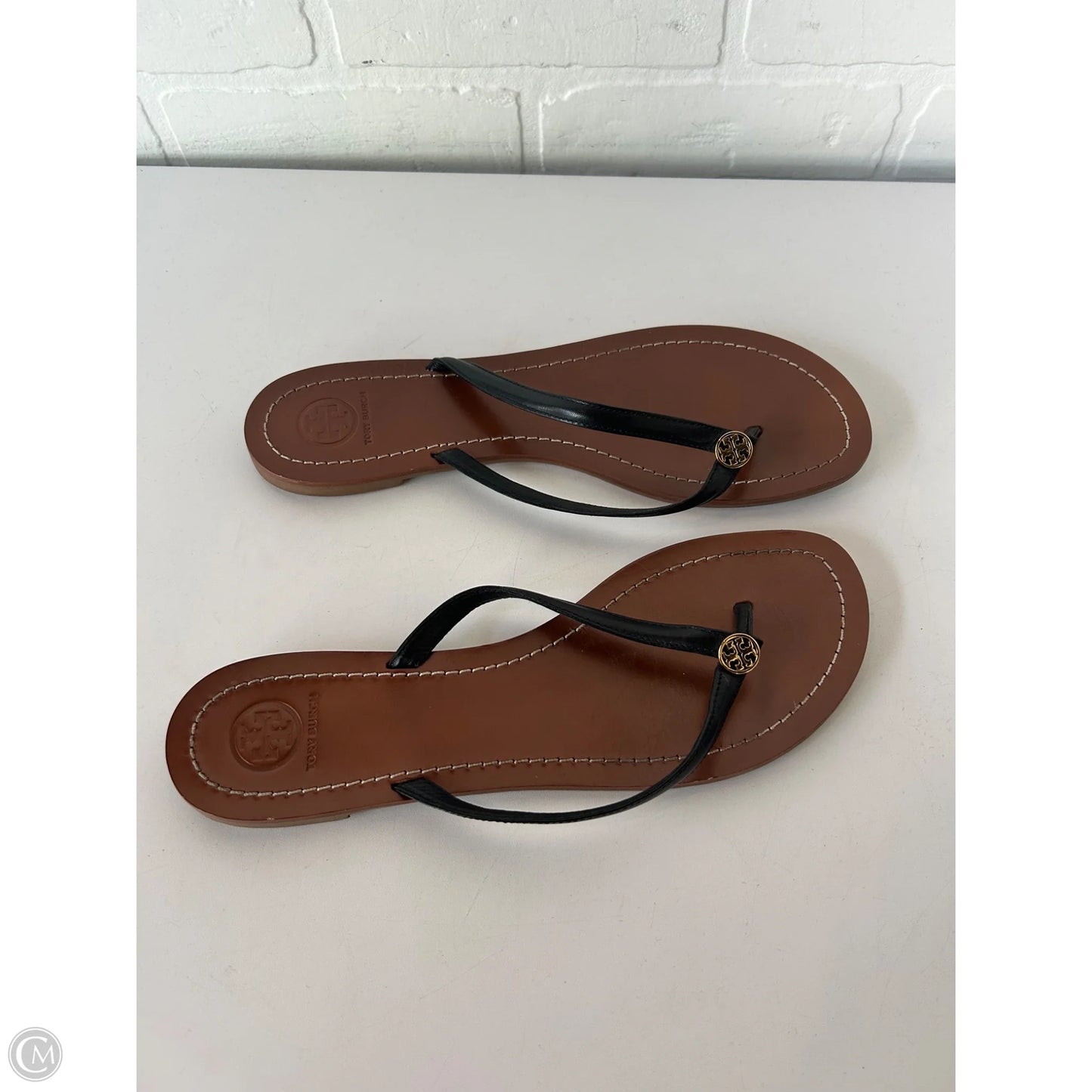 Sandals Designer By Tory Burch In Black, Size: 10