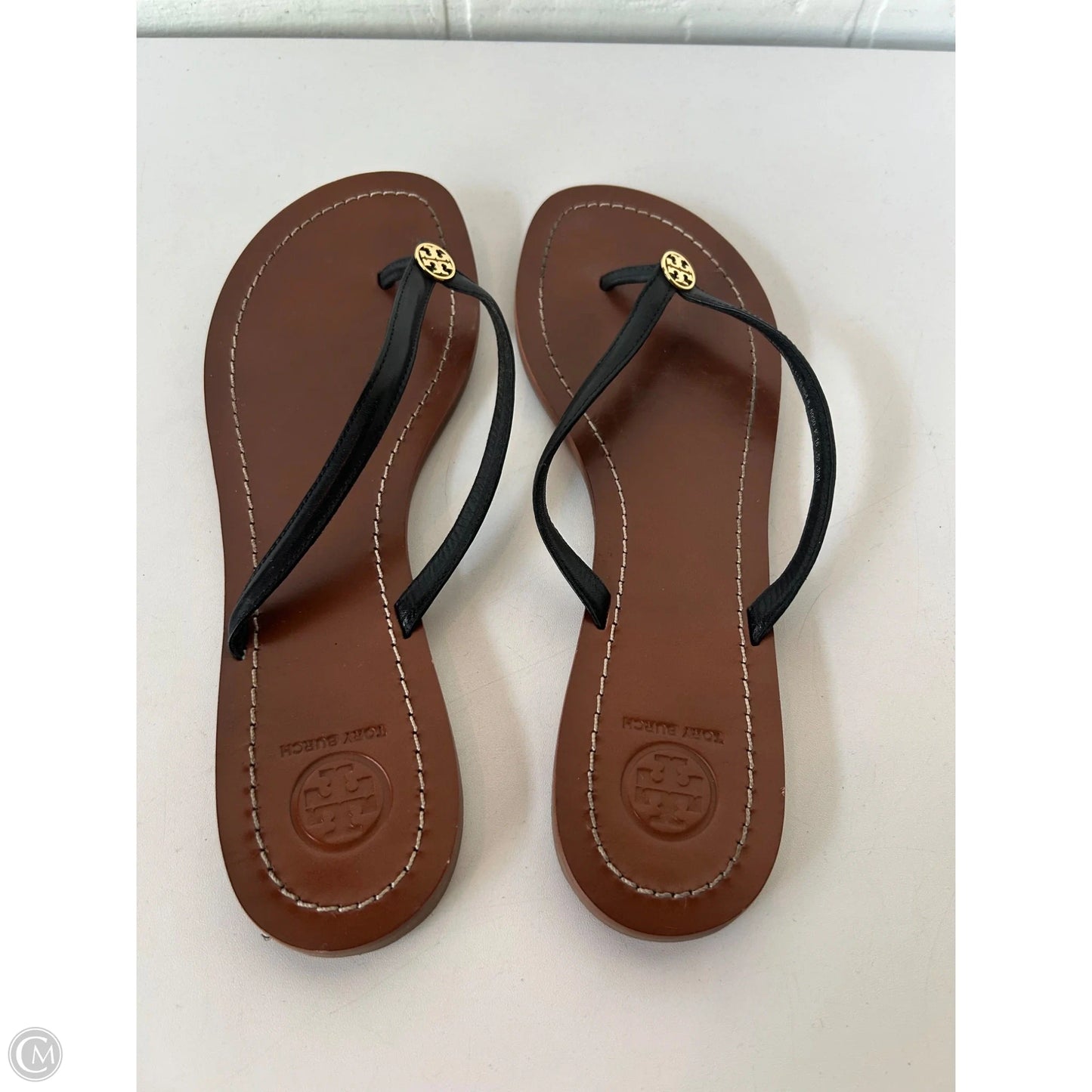 Sandals Designer By Tory Burch In Black, Size: 10