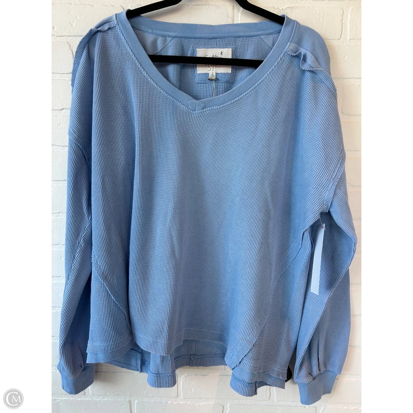 Top Long Sleeve By Grey State In Blue, Size: Xl