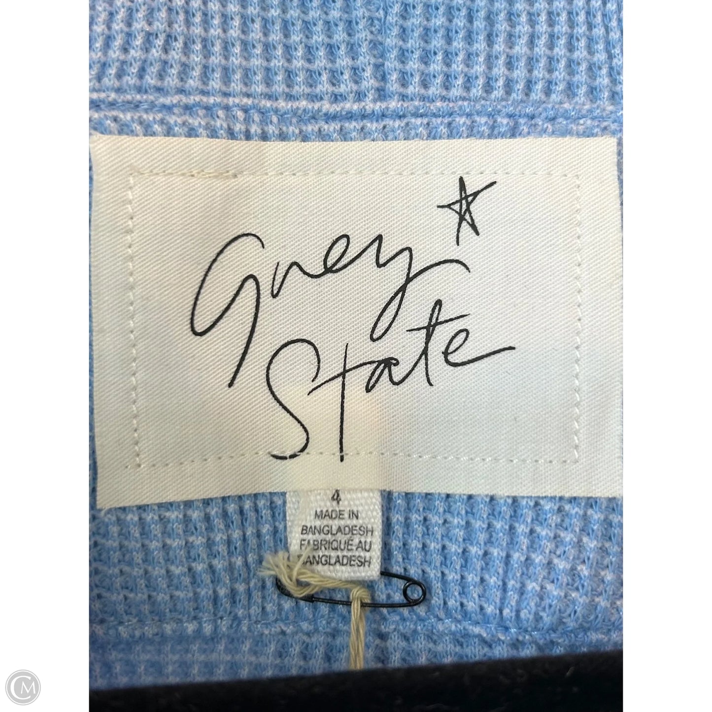 Top Long Sleeve By Grey State In Blue, Size: Xl