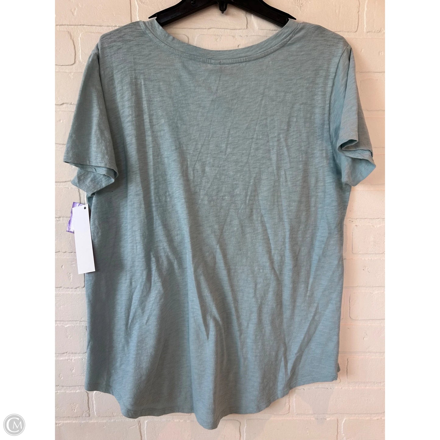 Top Short Sleeve Basic By Z Supply In Blue, Size: Xl
