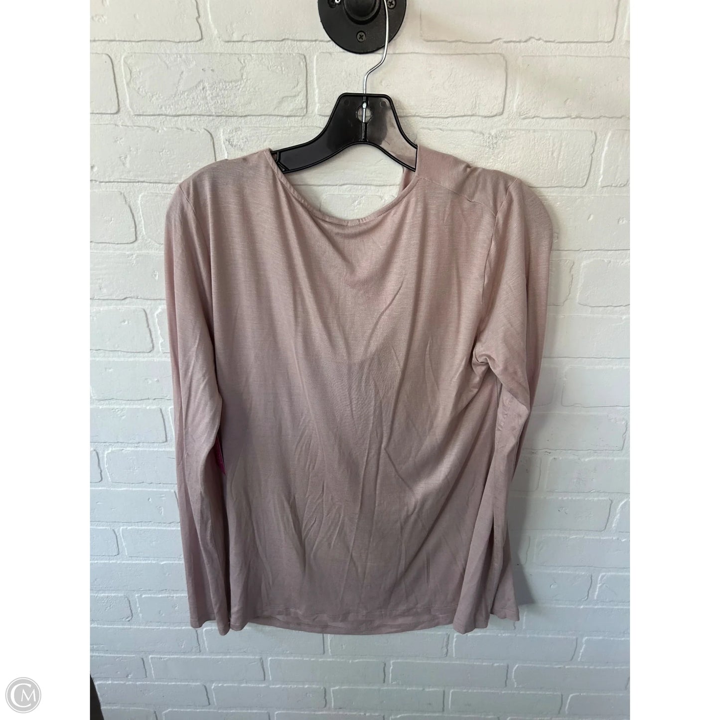 Top Long Sleeve Basic By Ana In Pink, Size: M