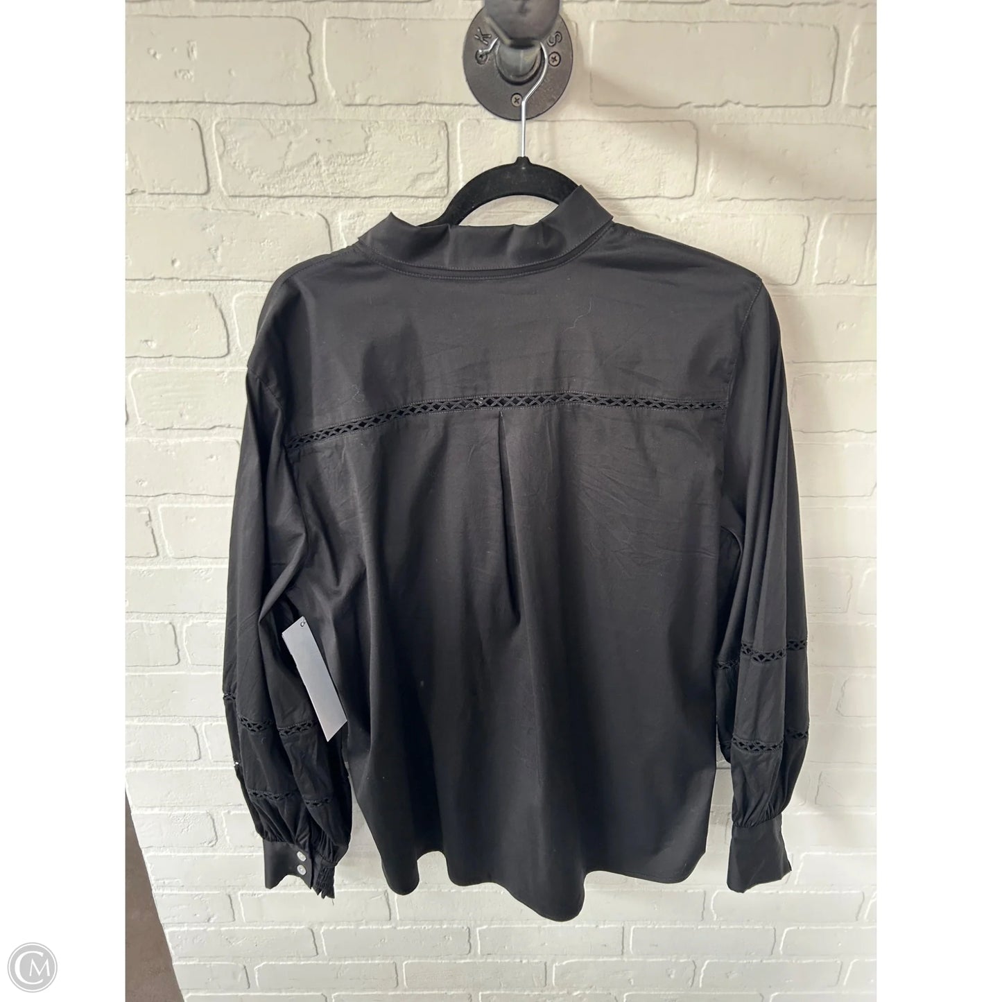 Top Long Sleeve By Chicos In Black, Size: Xl