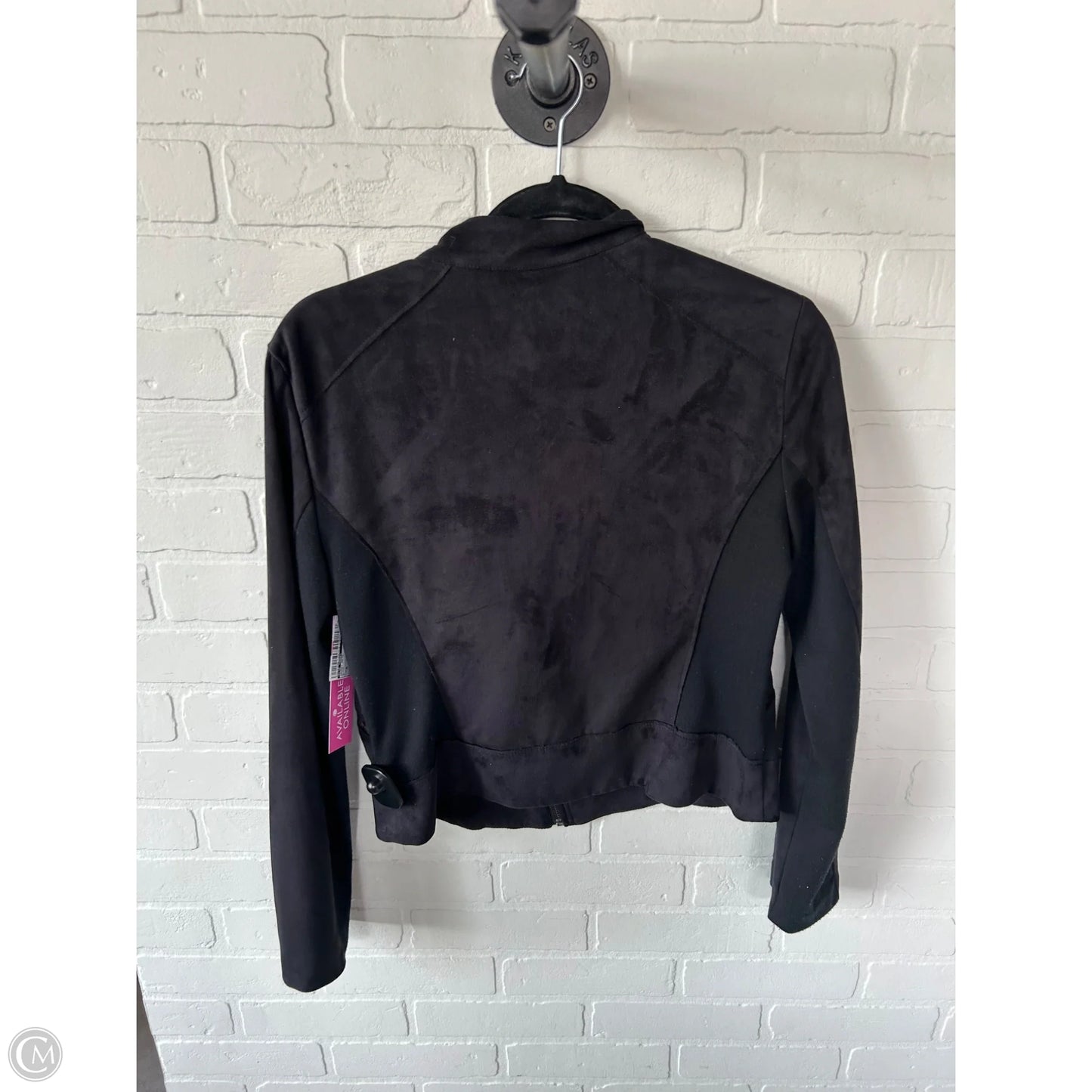 Jacket Moto By Elie Tahari In Black, Size: M