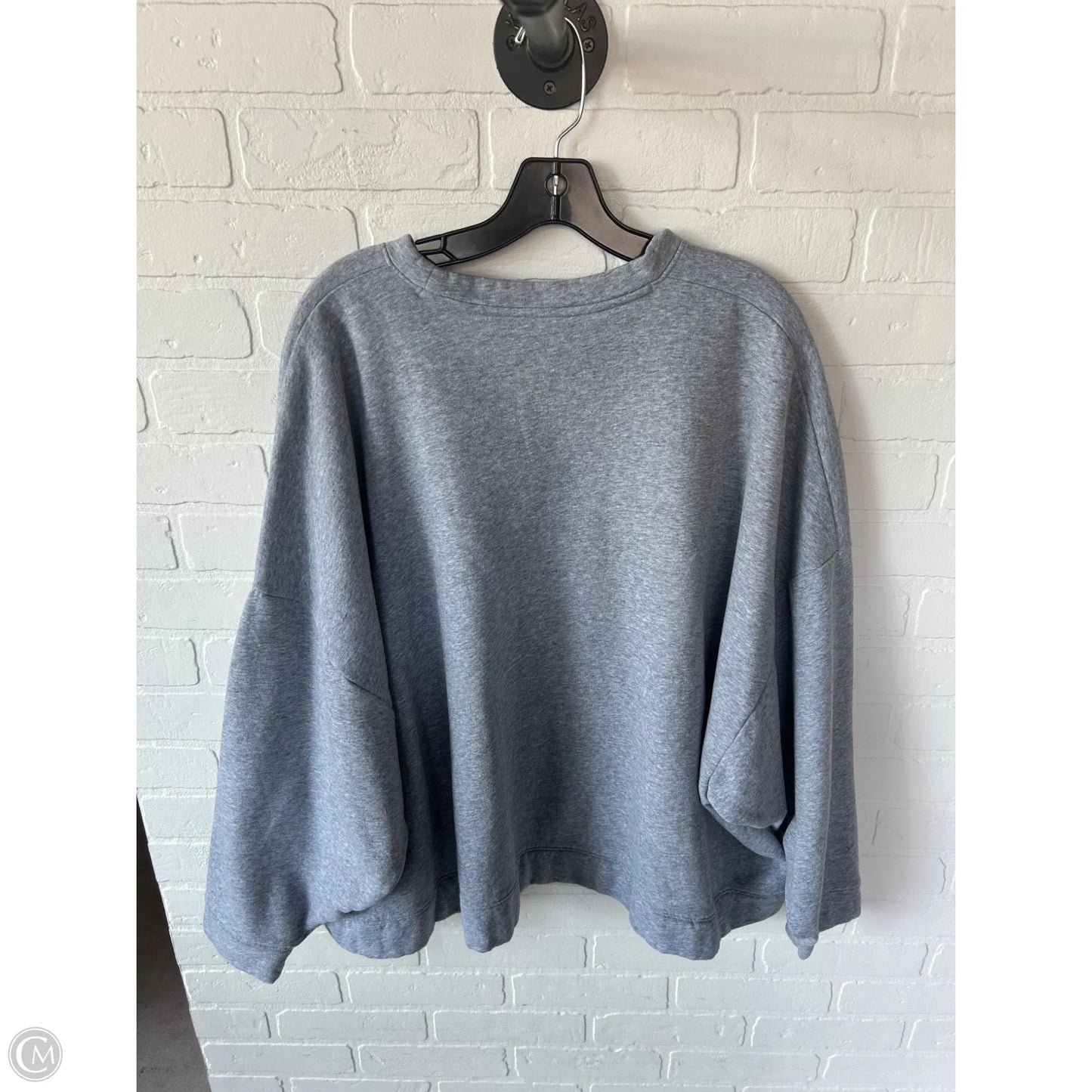 Athletic Sweatshirt Crewneck By Under Armour In Grey, Size: Xl