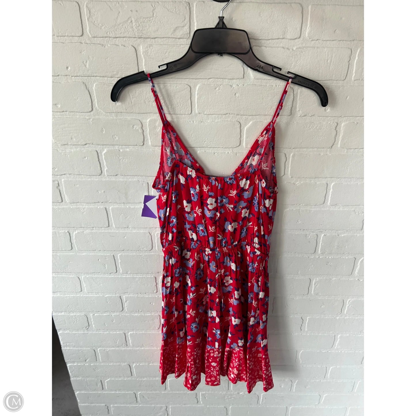 Dress Casual Short By Express In Red & White, Size: S