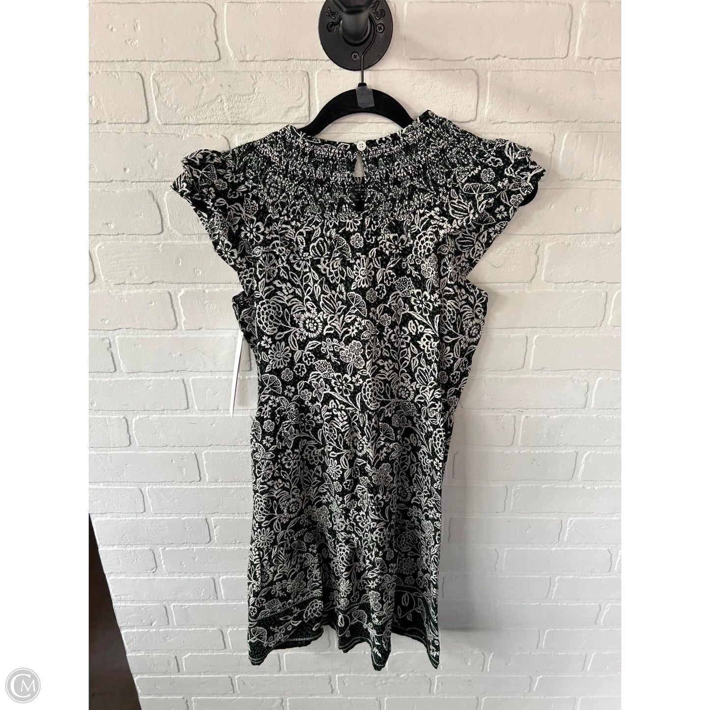 Dress Casual Short By Loft In Black & Green, Size: Xsp