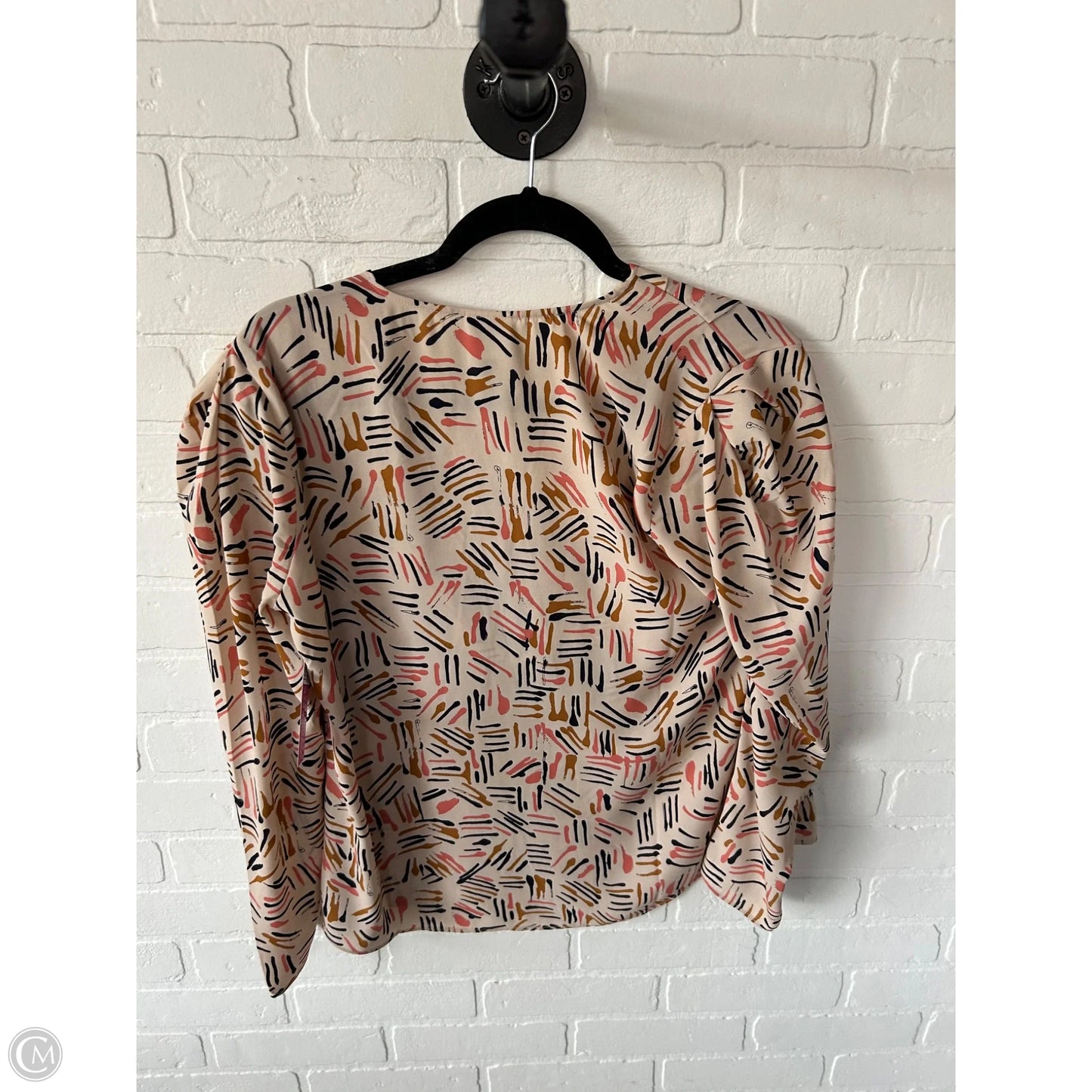 Top Long Sleeve By Cabi In Tan, Size: S