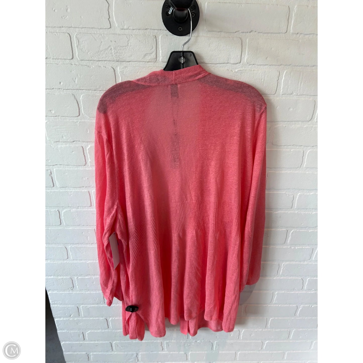 Sweater Cardigan By Nic + Zoe In Orange, Size: 3x