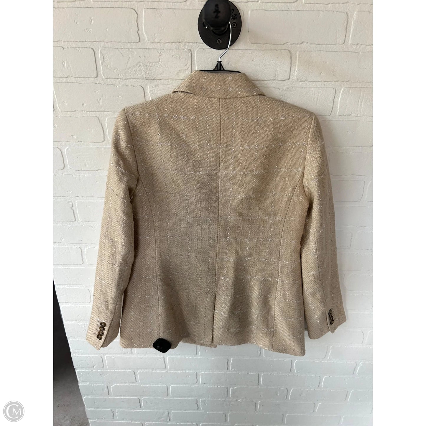 Blazer By Ann Taylor In Tan, Size: S