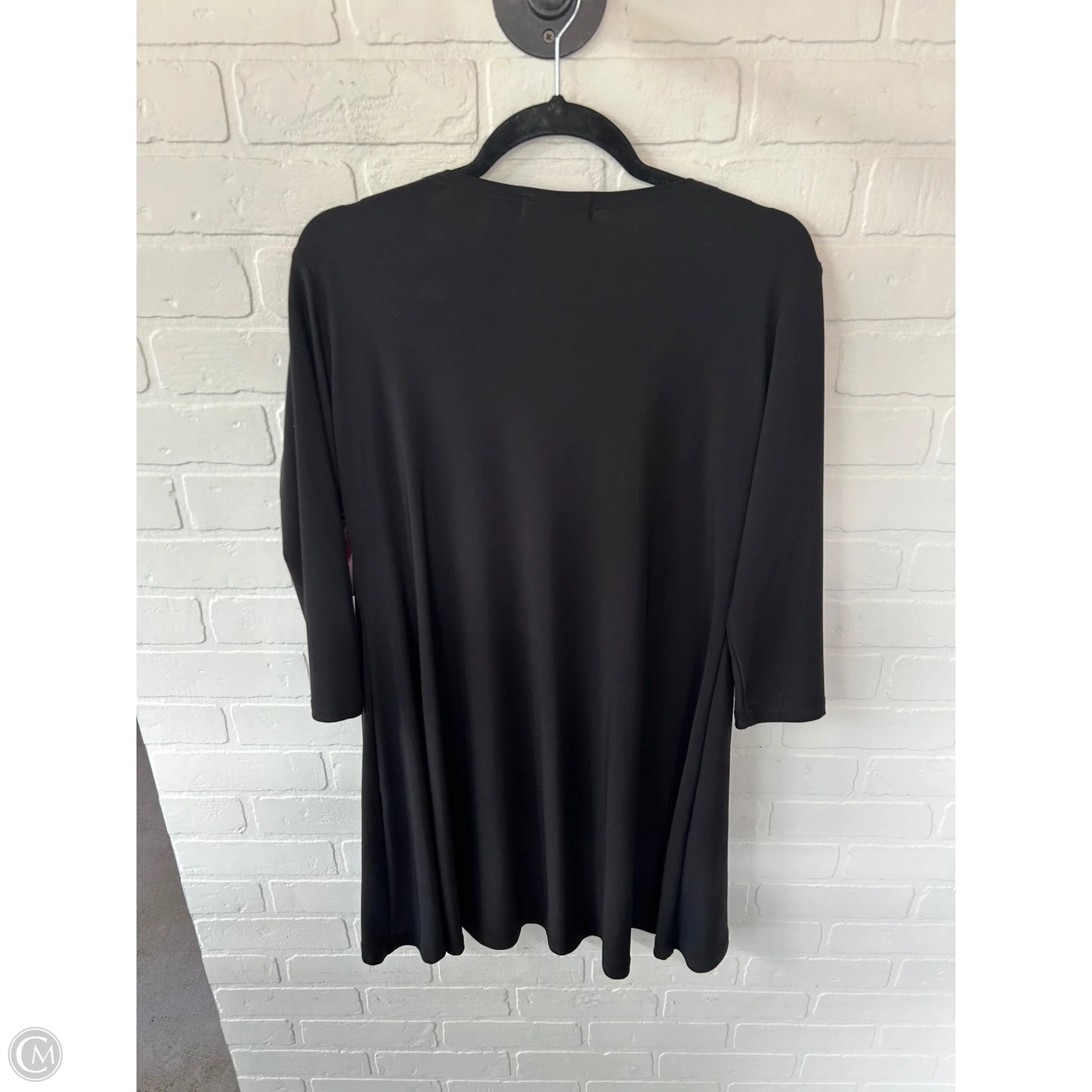 Tunic Long Sleeve By Sympli In Black, Size: L