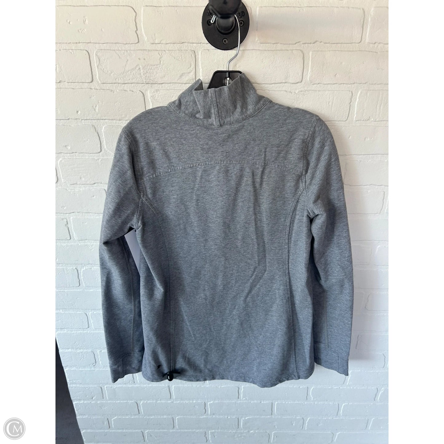 Athletic Jacket By Lululemon In Grey, Size: M