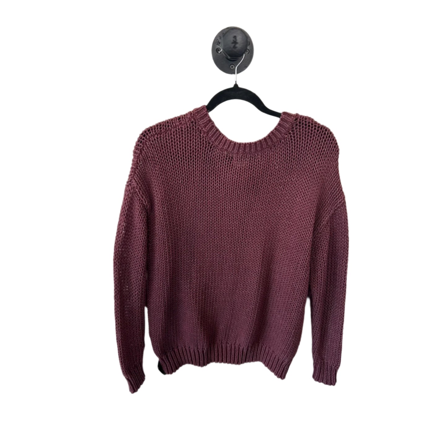 Sweater By Abercrombie And Fitch In Maroon, Size: Xs