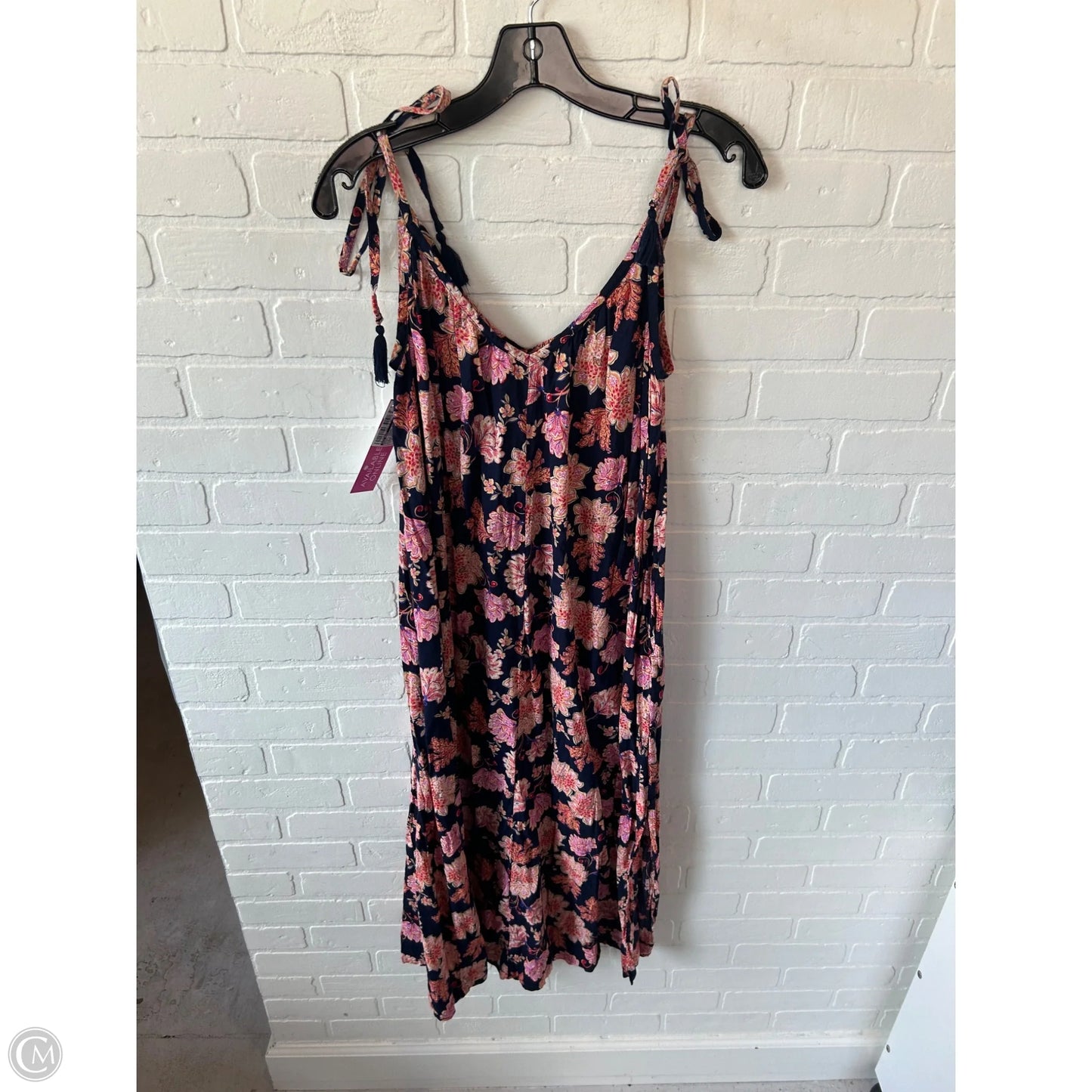 Dress Casual Midi By Old Navy In Blue & Orange, Size: S