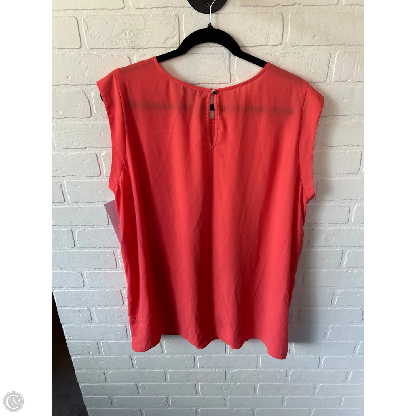 Top Sleeveless By Vince Camuto In Orange, Size: 2x