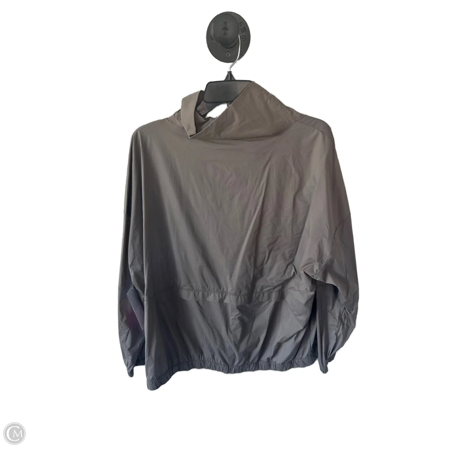 Athletic Top Long Sleeve Collar By Athleta In Brown, Size: Xl