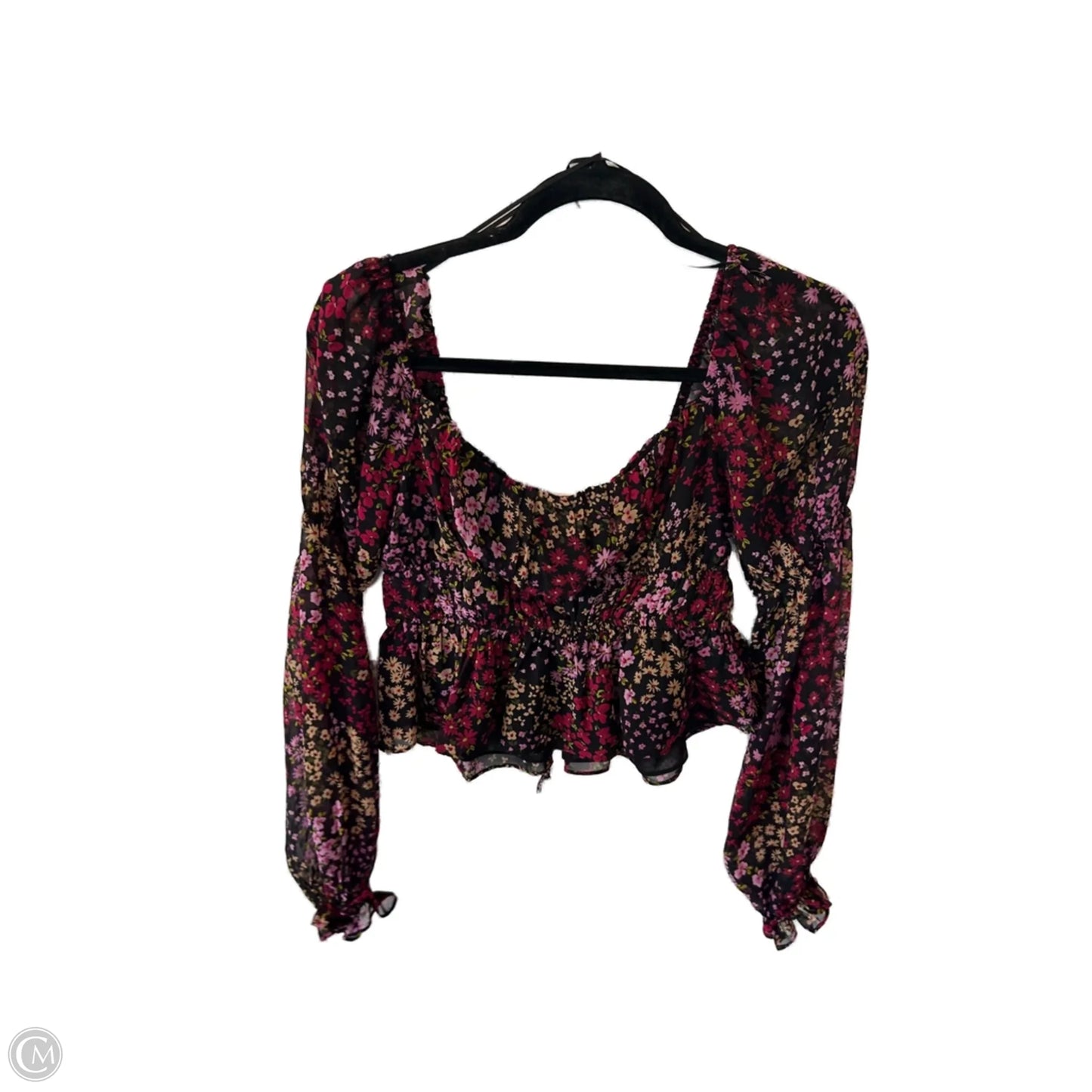 Top Long Sleeve By Astr The Label In Black, Size: M