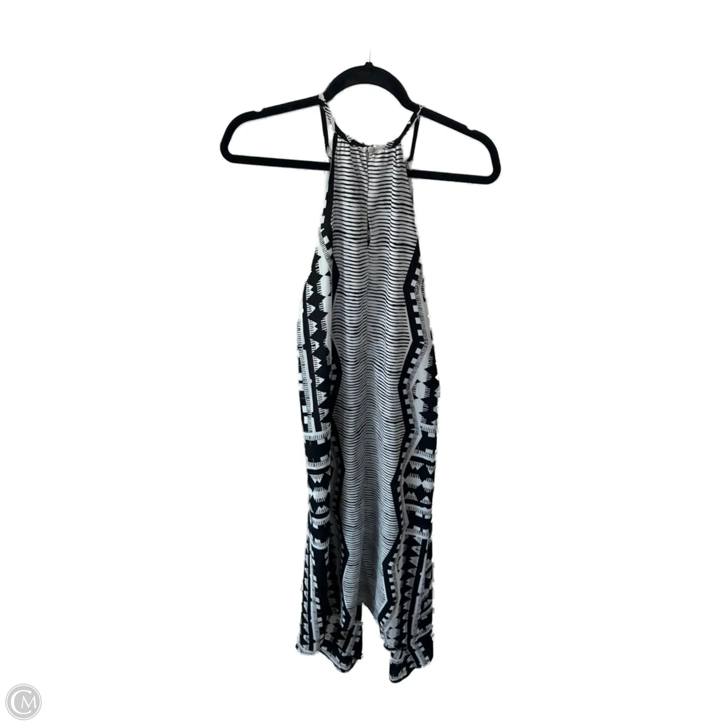 Dress Casual Midi By Peyton Jensen In Black & White, Size: L