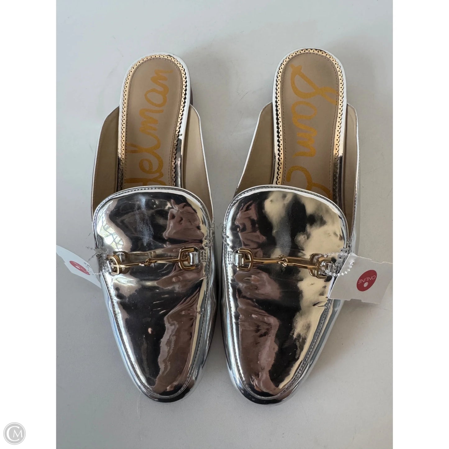 Shoes Flats By Sam Edelman In Silver, Size: 11