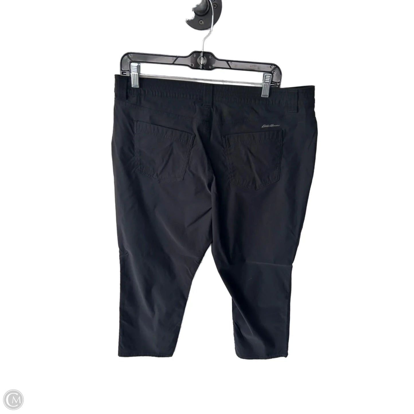 Pants Cropped By Eddie Bauer In Black, Size: 14