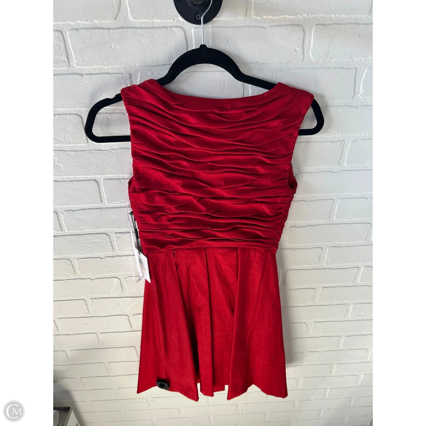 Dress Party Short By Calvin Klein In Red, Size: Xsp