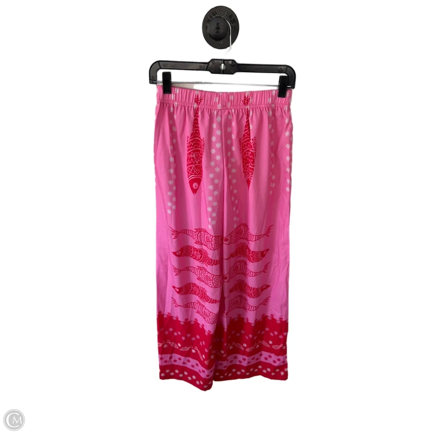 Pants Wide Leg By Shein In Pink & Red, Size: 4
