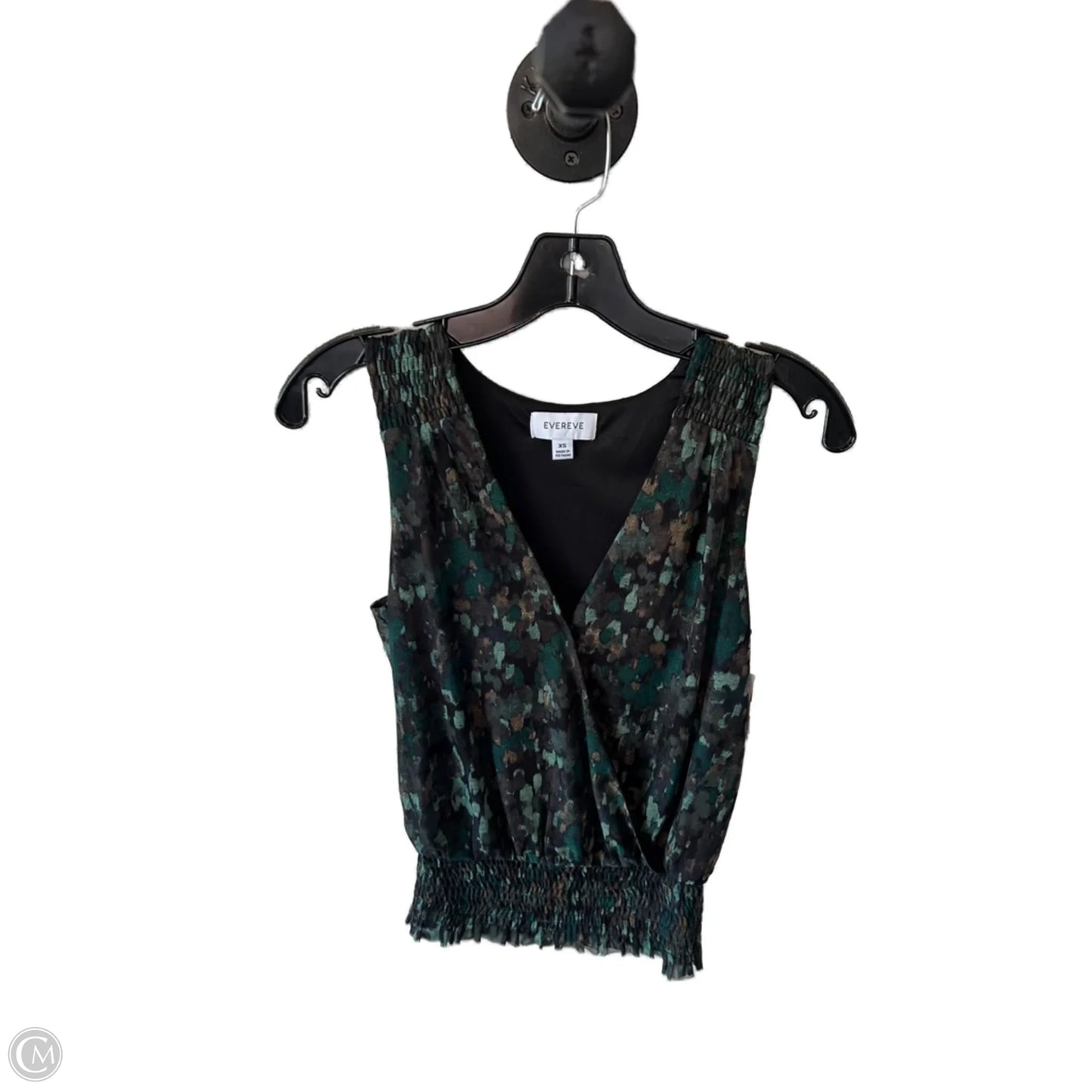 Top Sleeveless By Evereve In Green, Size: Xs
