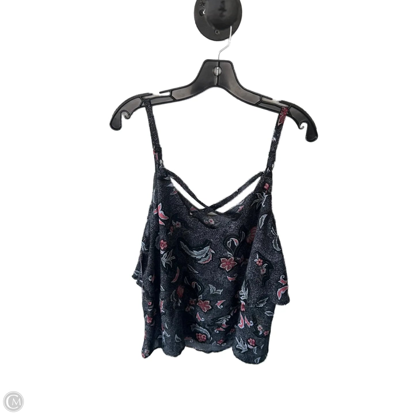 Top Sleeveless By Torrid In Black & White, Size: 1x