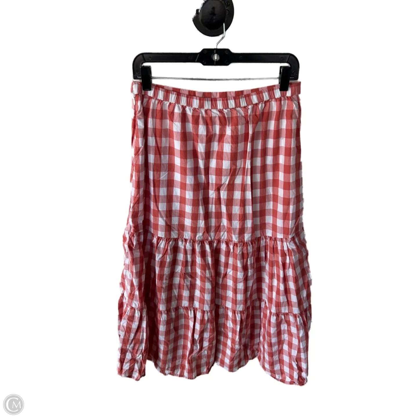 Skirt Maxi By Gap In Orange & White, Size: 8