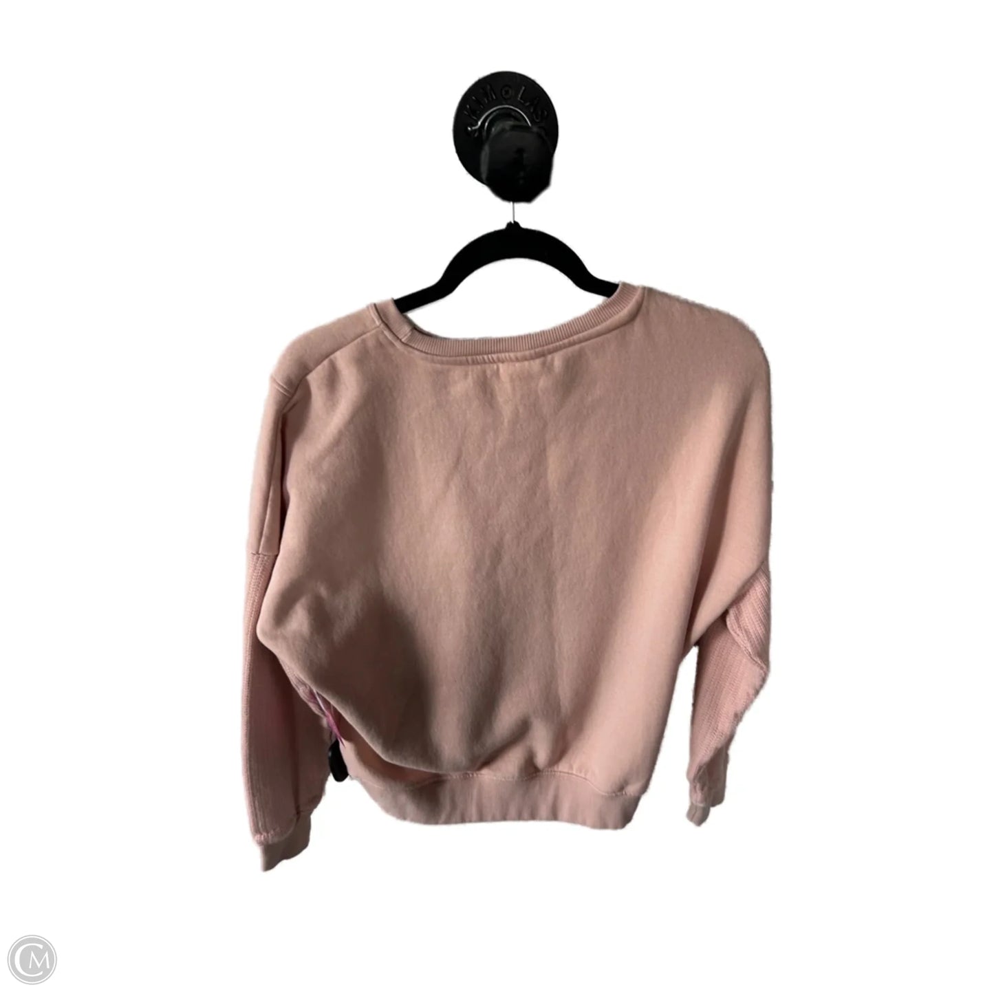 Sweatshirt Crewneck By Pilcro In Peach, Size: Xxs