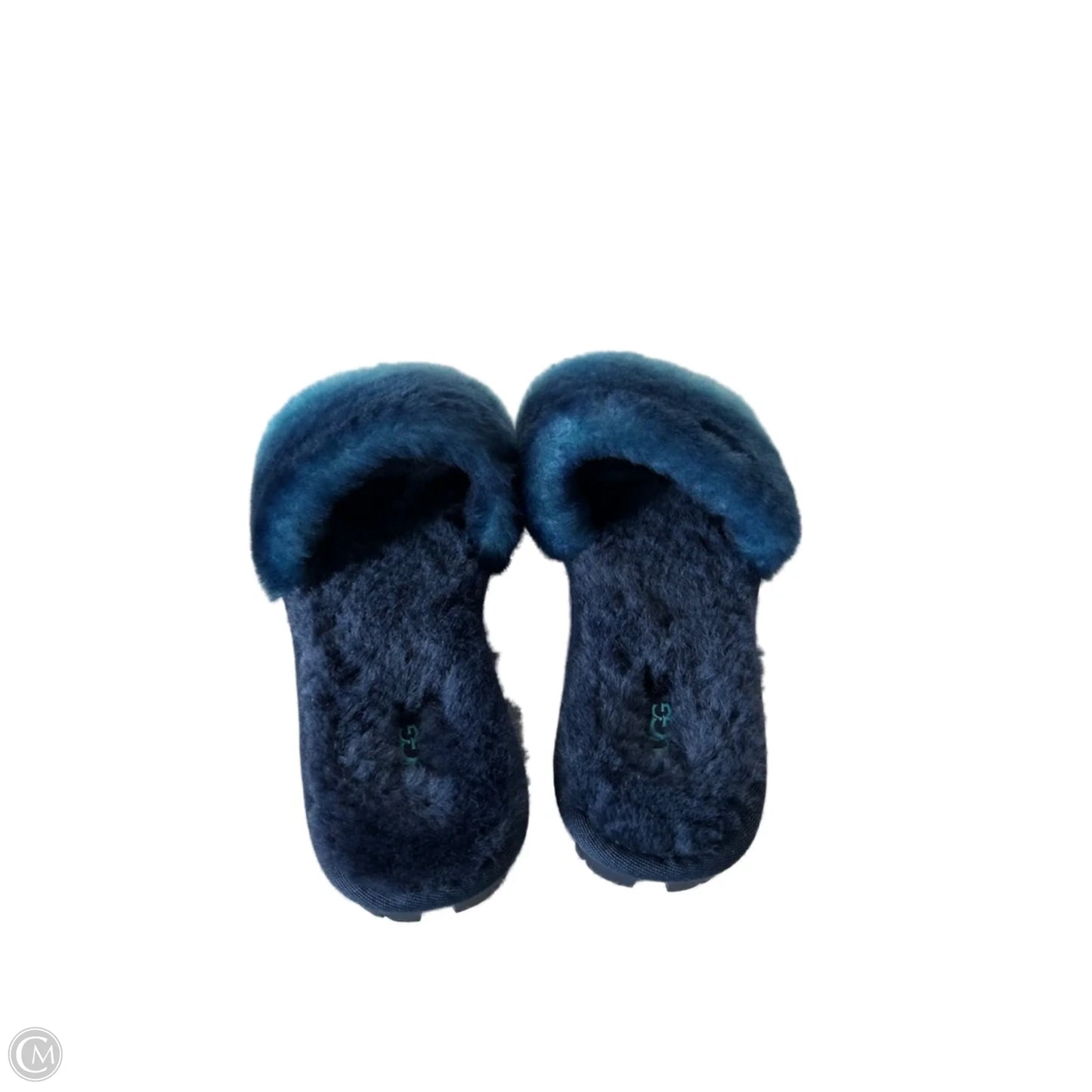 Slippers Designer By Ugg In Blue Size 6