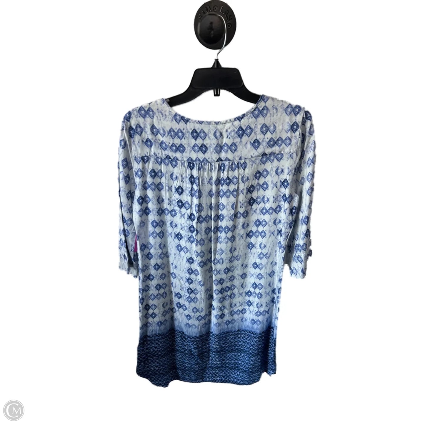 Dress Casual Short By Beachlunchlounge In Blue & White, Size: Xs