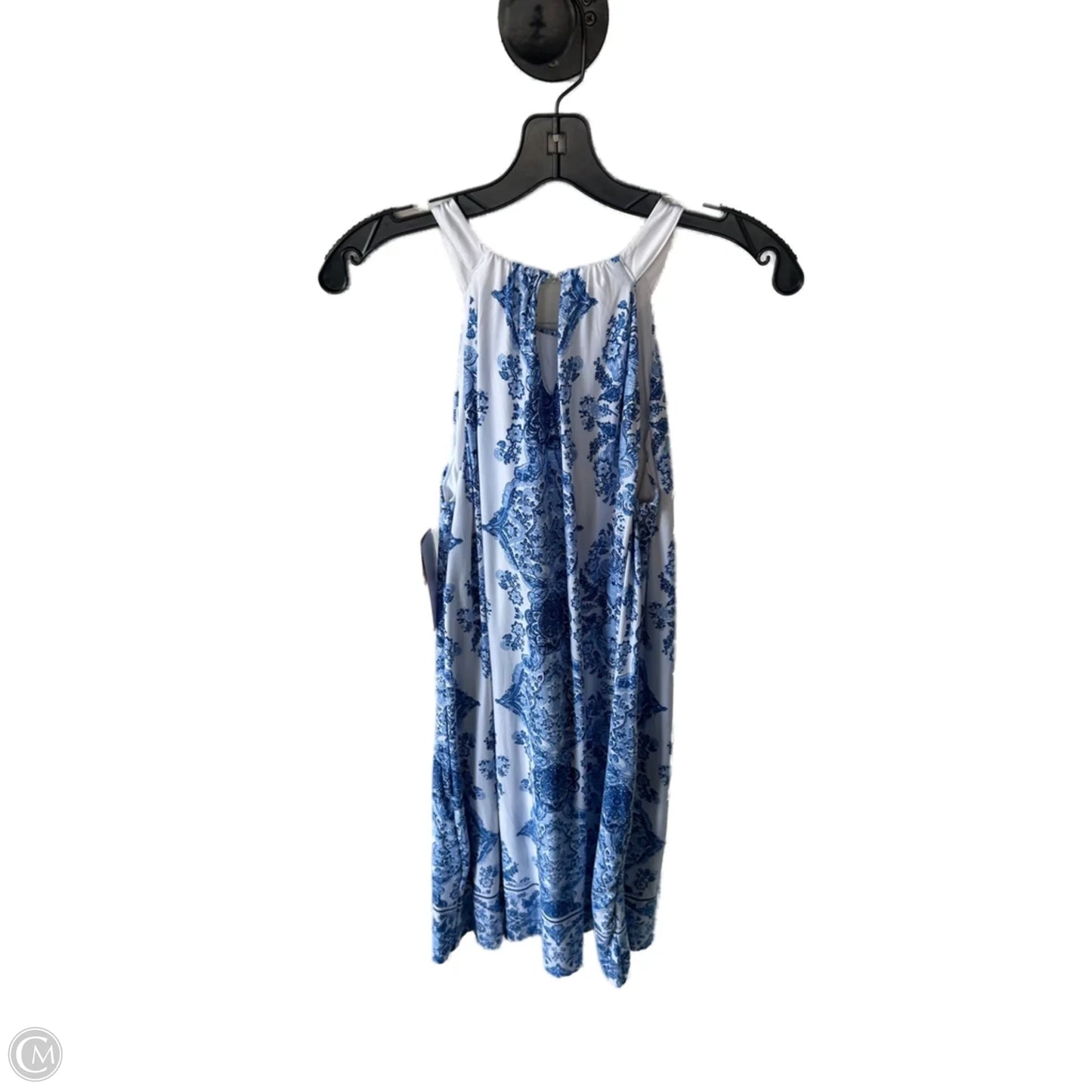 Dress Casual Short By Soma In Blue & White, Size: S