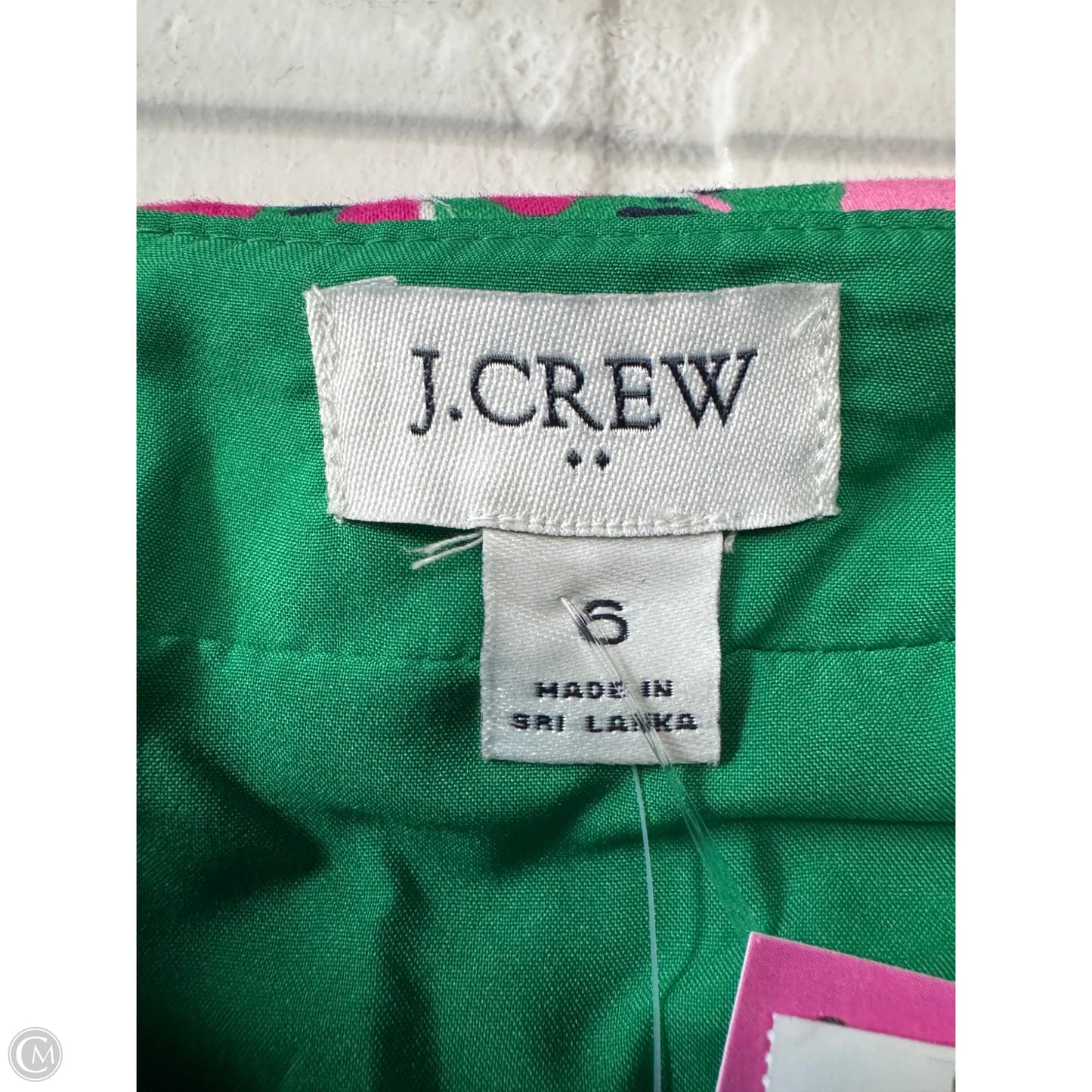 Skirt Mini & Short By J. Crew In Green & Pink, Size: 6