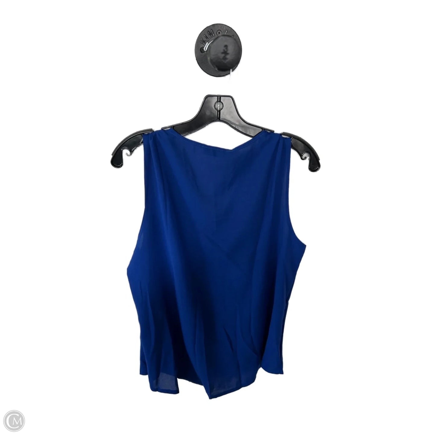 Top Sleeveless By Clothes Mentor In Blue, Size: L