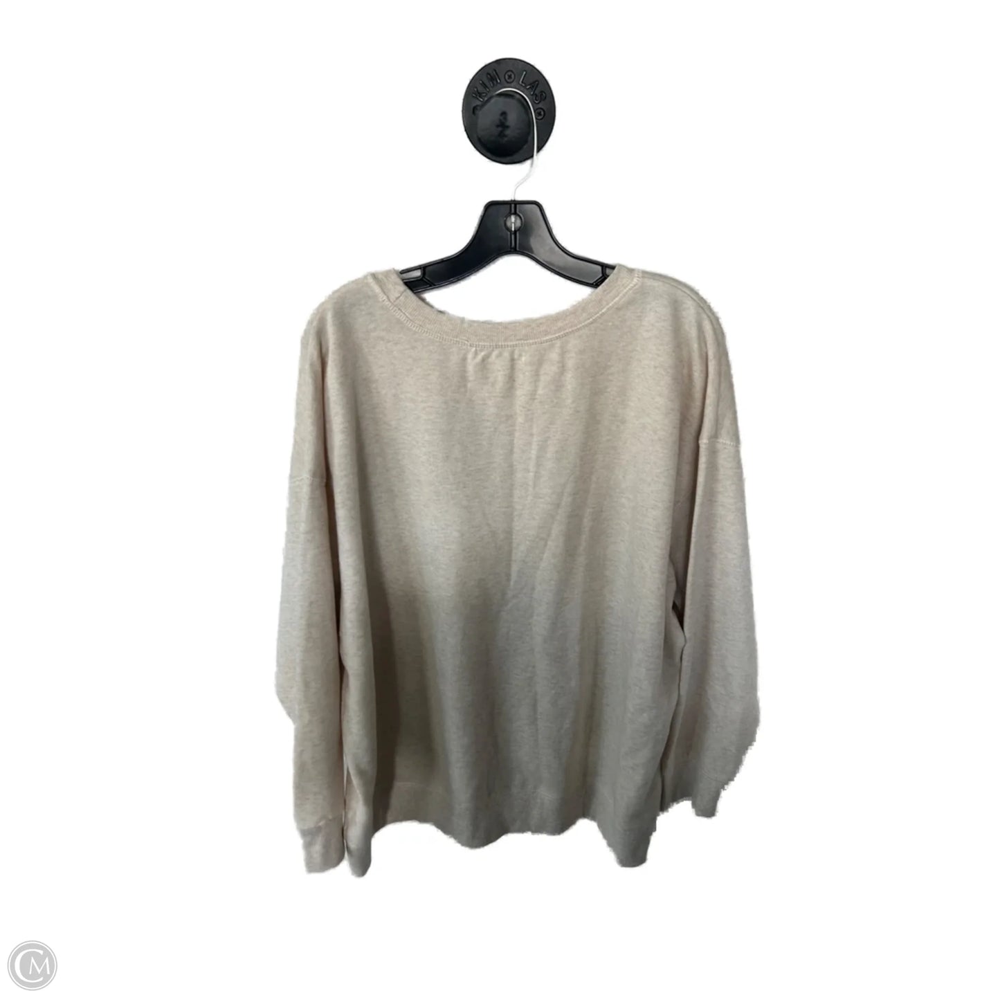 Sweatshirt Crewneck By Maurices In Cream, Size: 2x