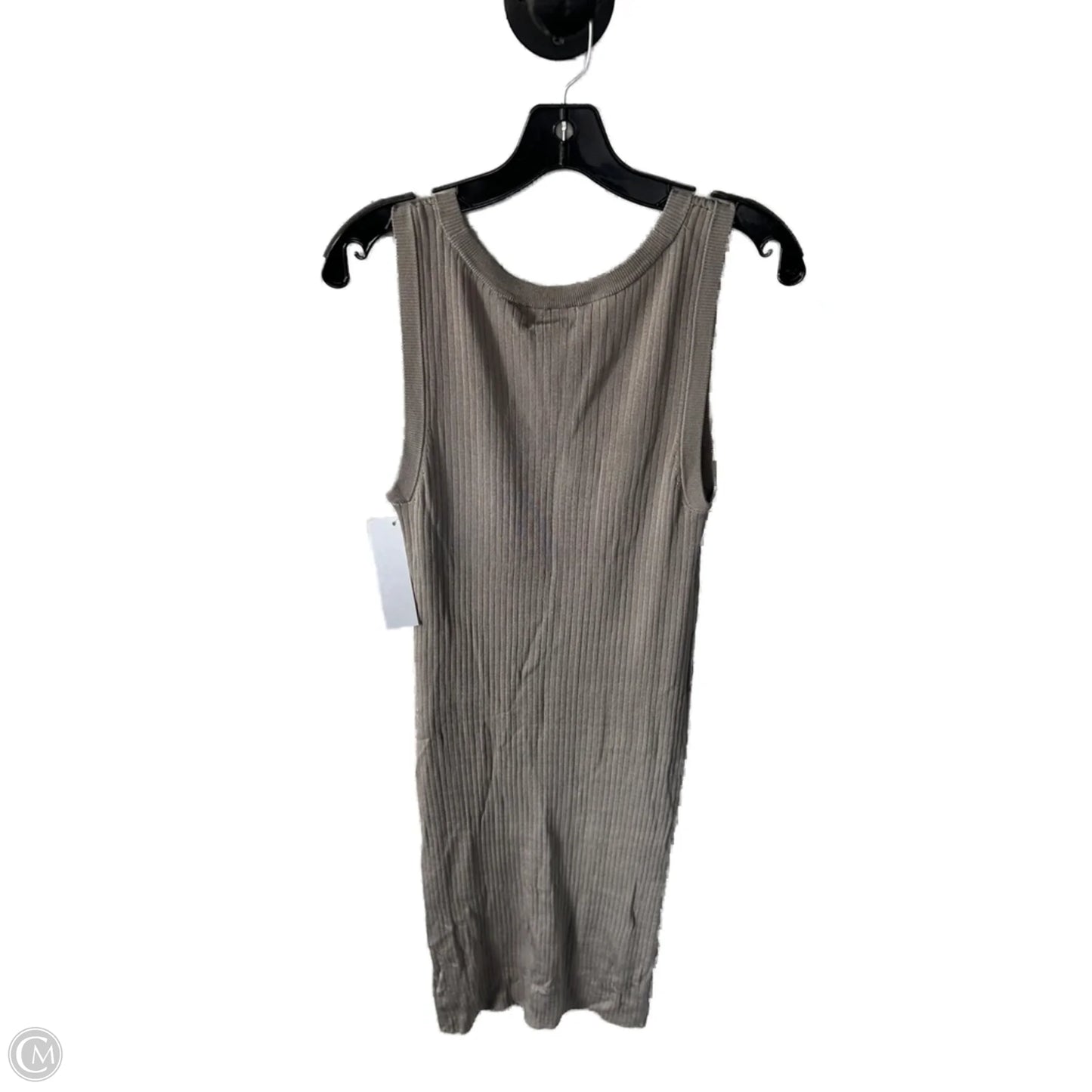 Dress Casual Midi By H&m In Tan, Size: Xl