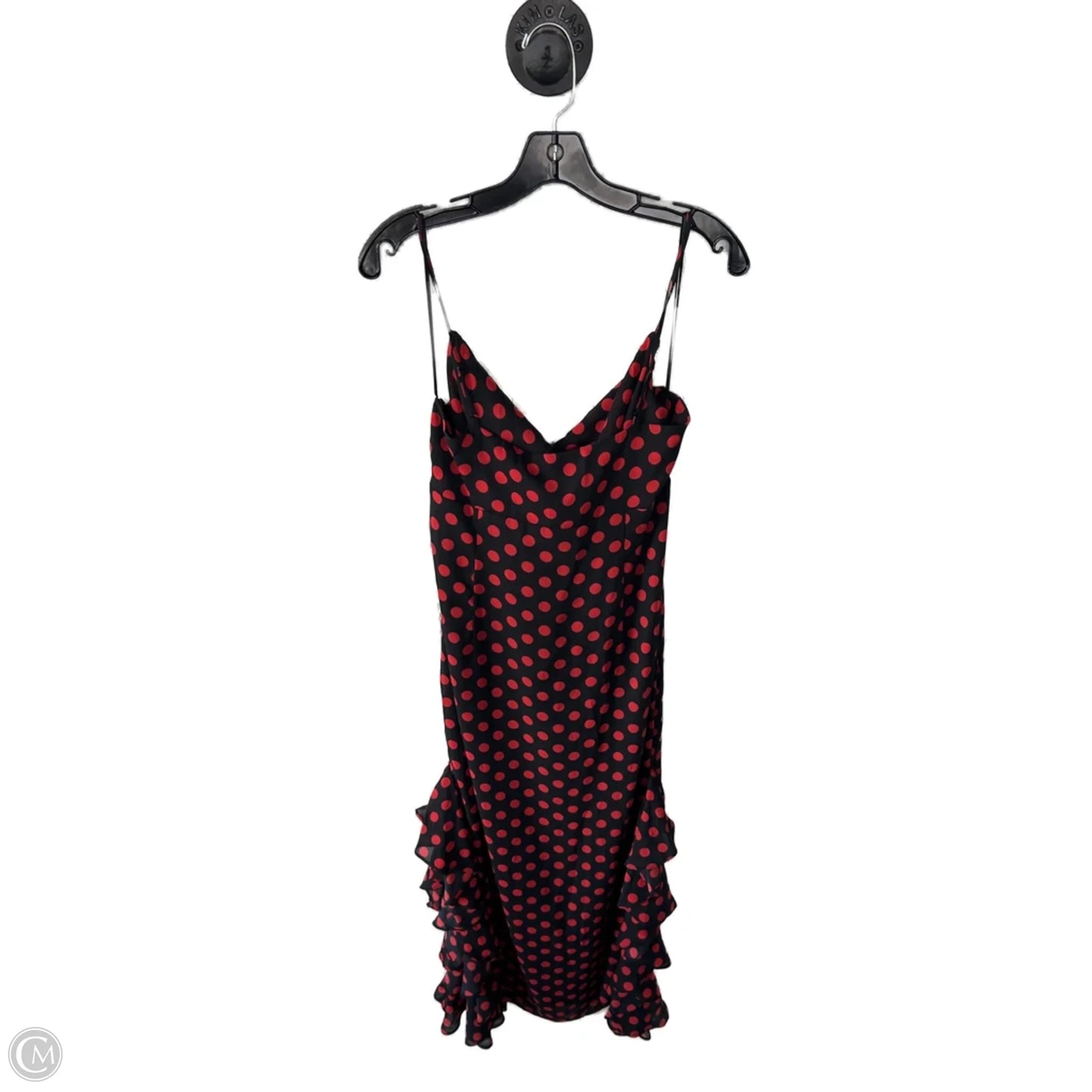 Dress Casual Maxi By Vici In Black & Red, Size: L