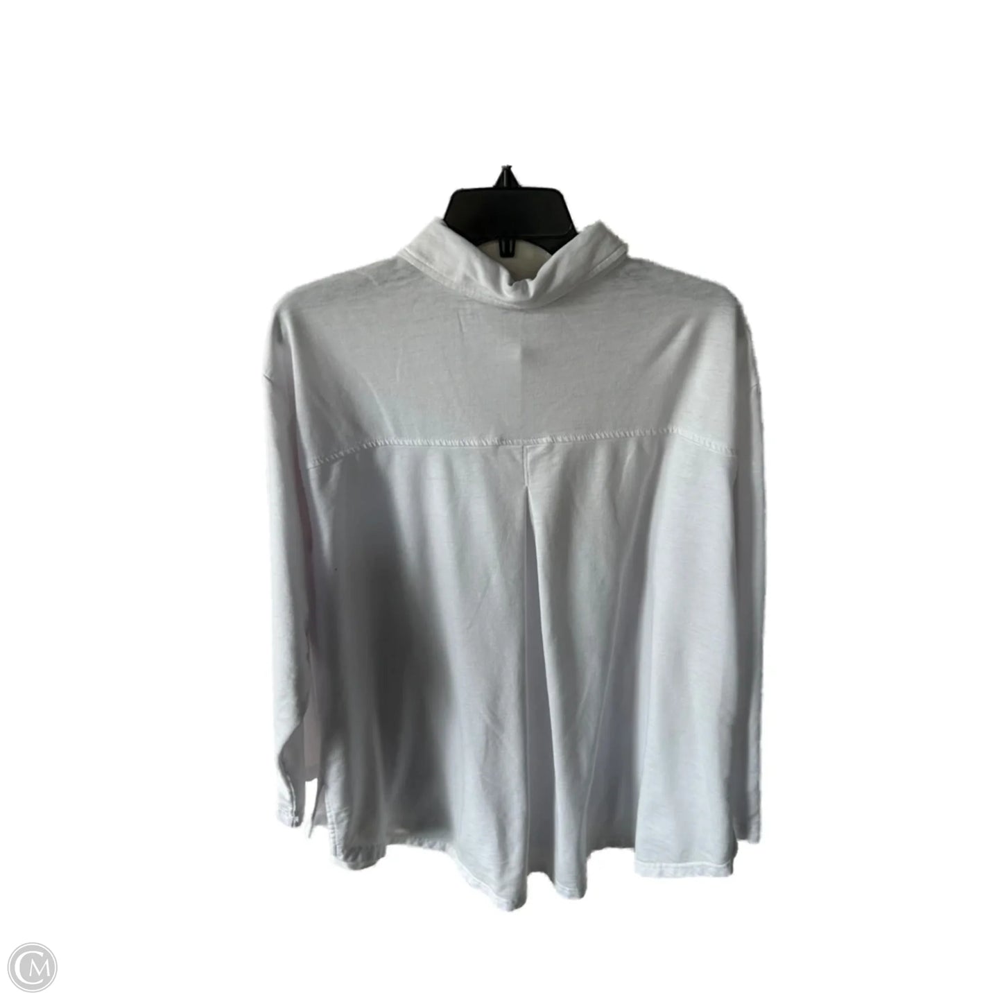Top Long Sleeve By Jane And Delancey In White, Size: 1x