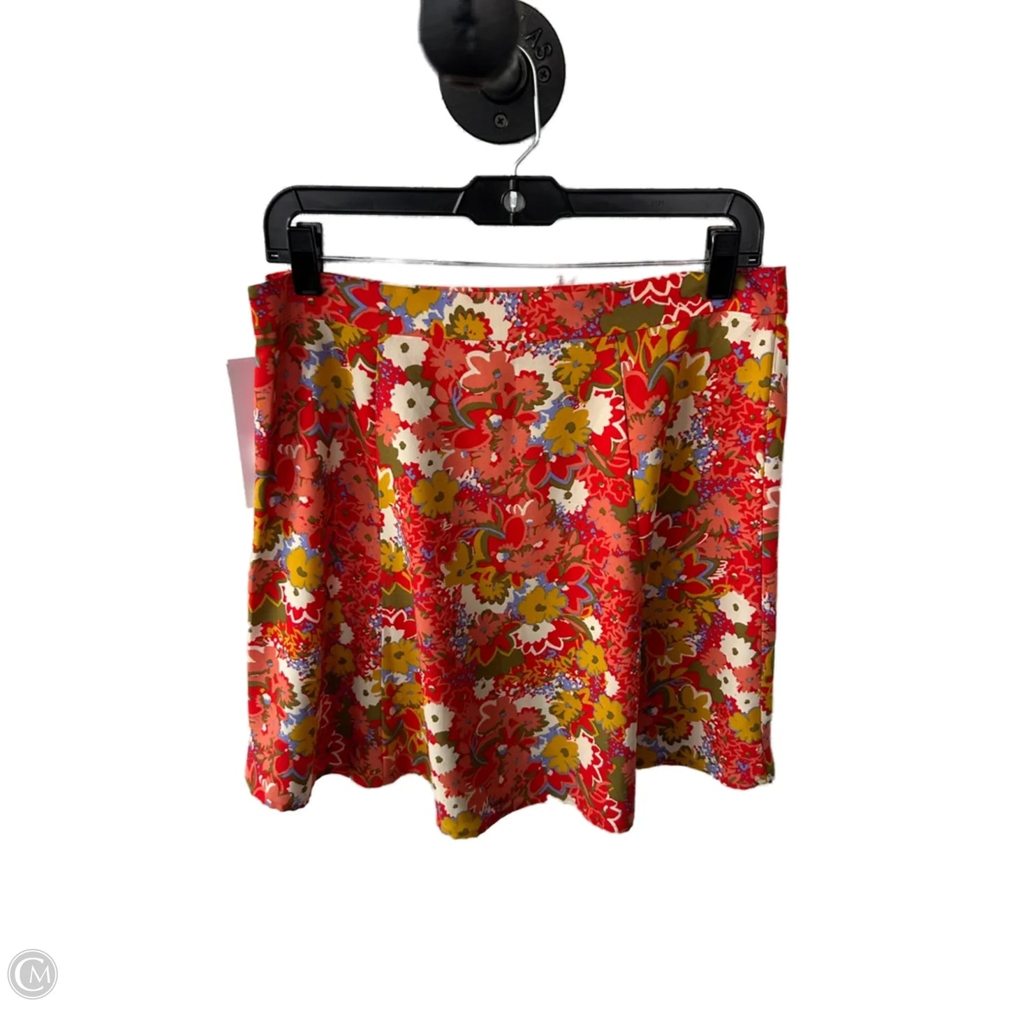 Skirt Mini & Short By Loft In Orange & Red, Size: 8