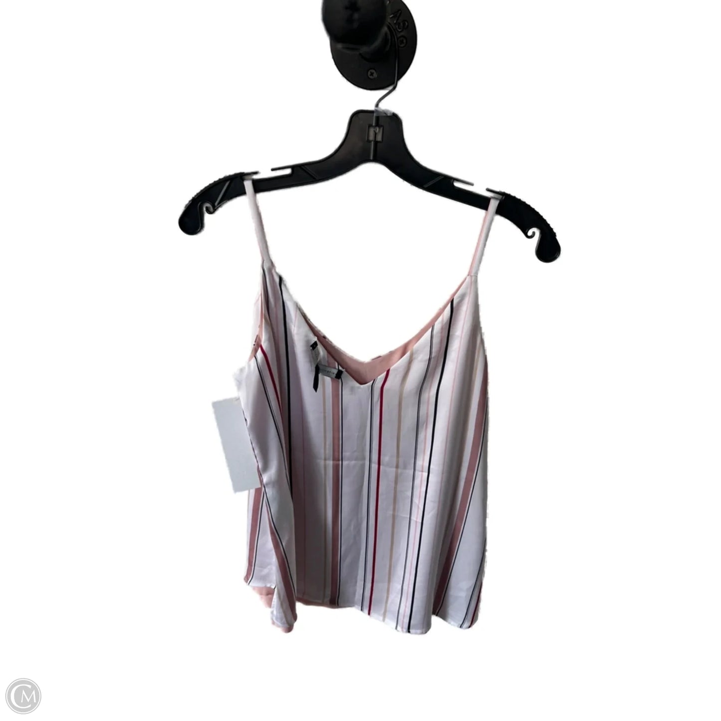 Top Sleeveless By White House Black Market In Pink & White, Size: S