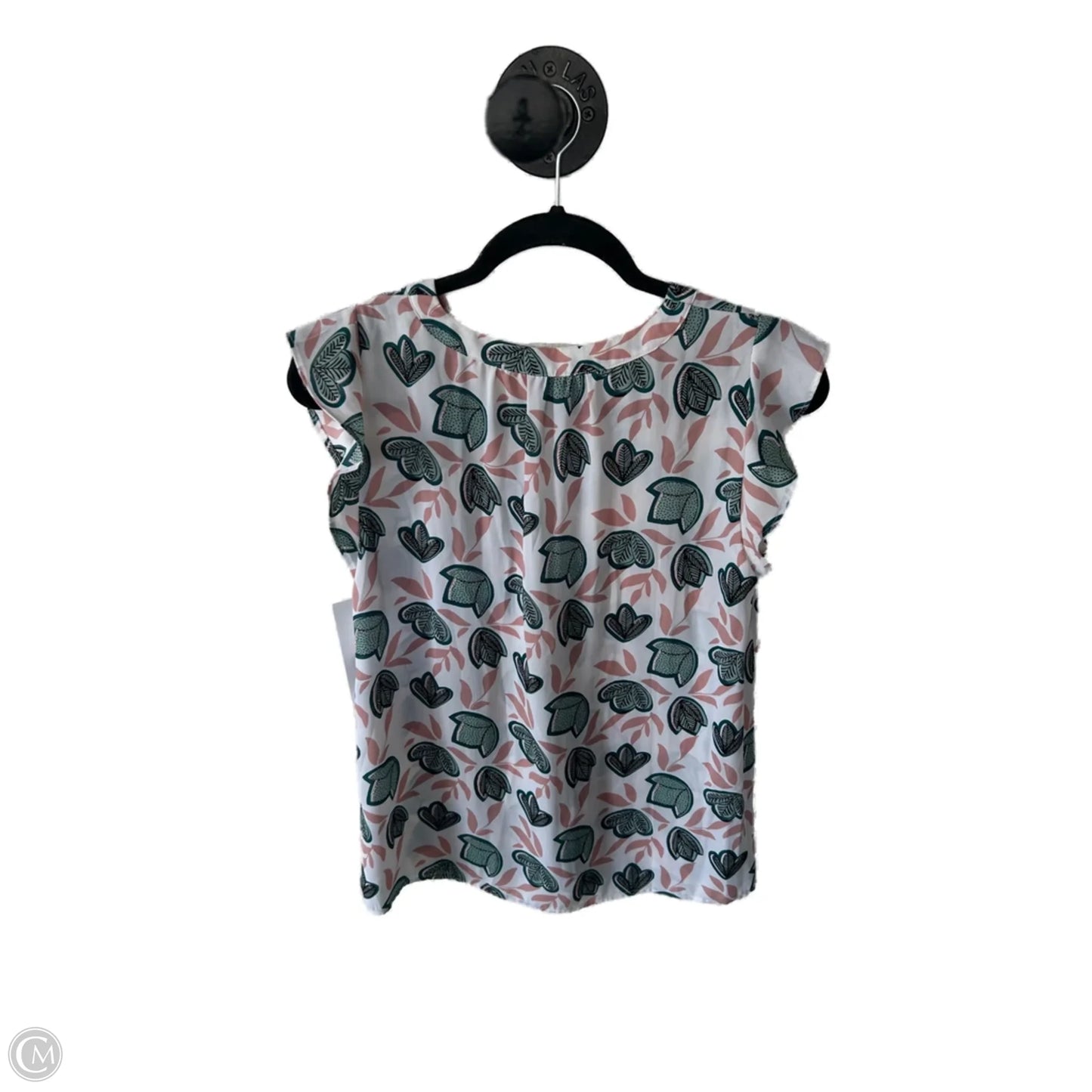 Top Sleeveless By Loft In Green & Pink, Size: Xs