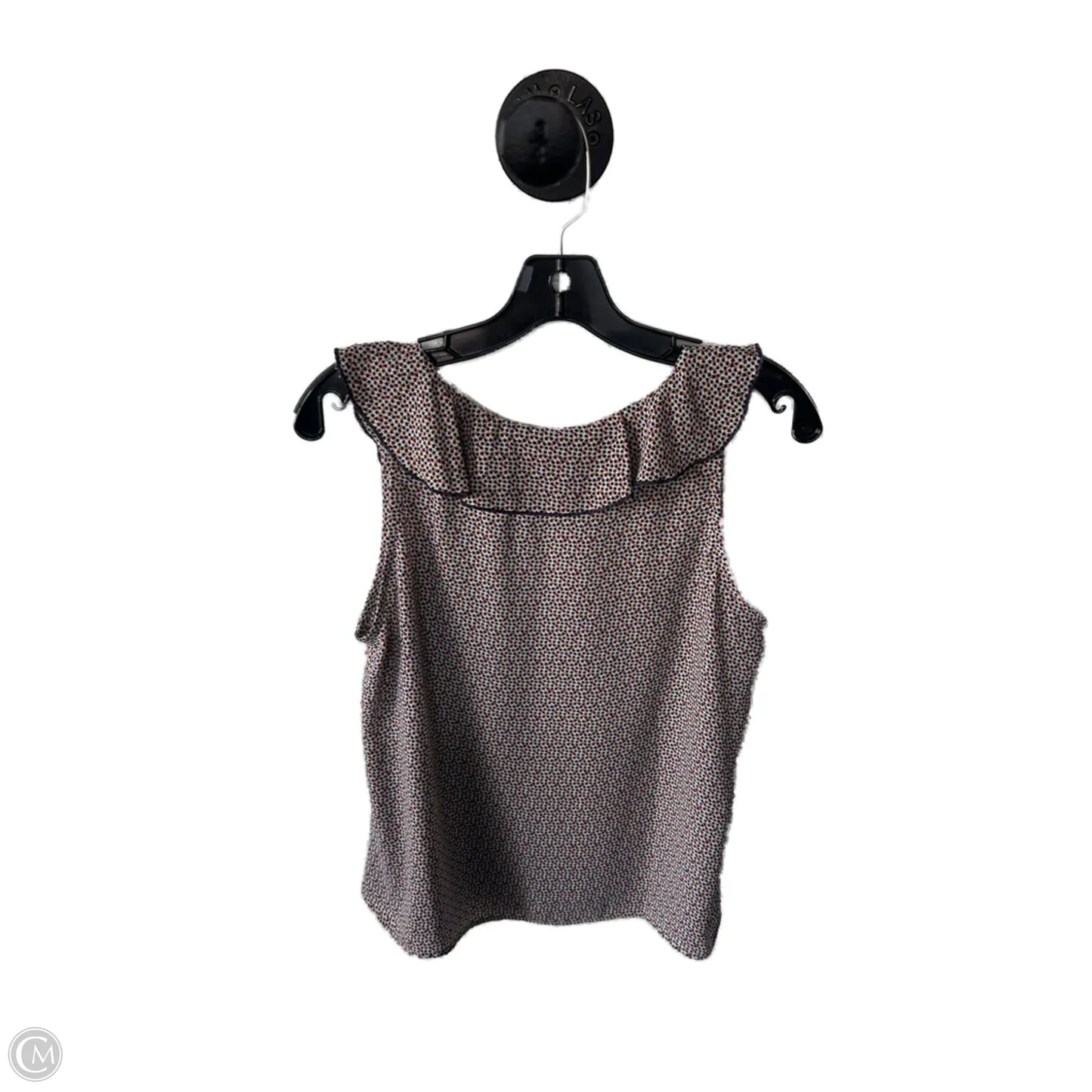 Top Sleeveless By Cabi In Black & White, Size: M