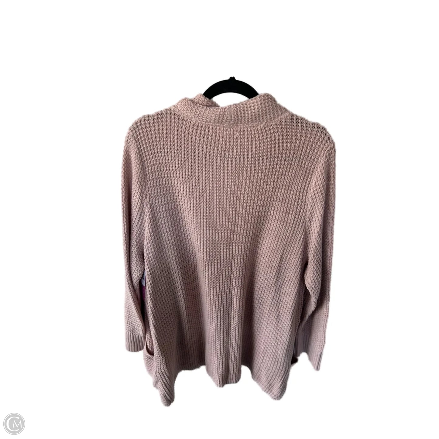 Sweater Cardigan By Market & Spruce In Pink, Size: 2x