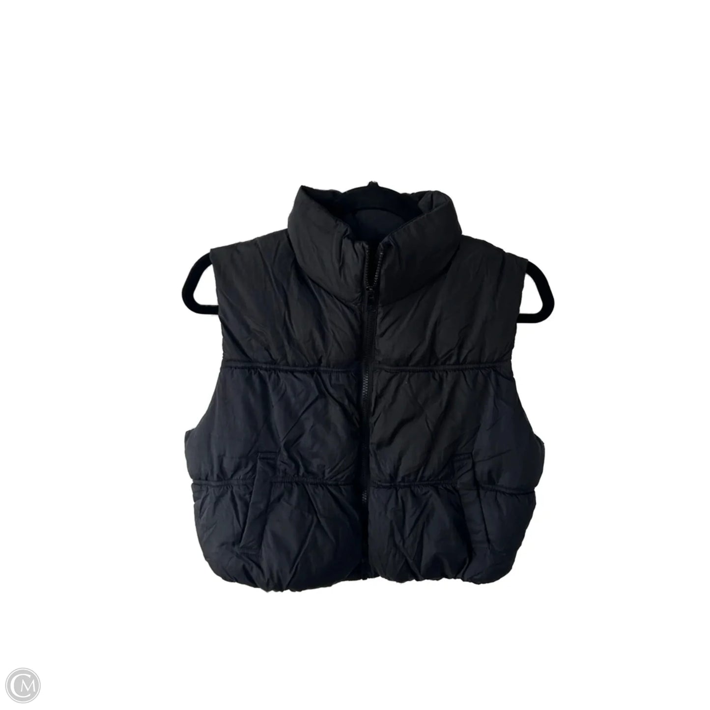 Vest Puffer & Quilted By Love Tree In Black, Size: L