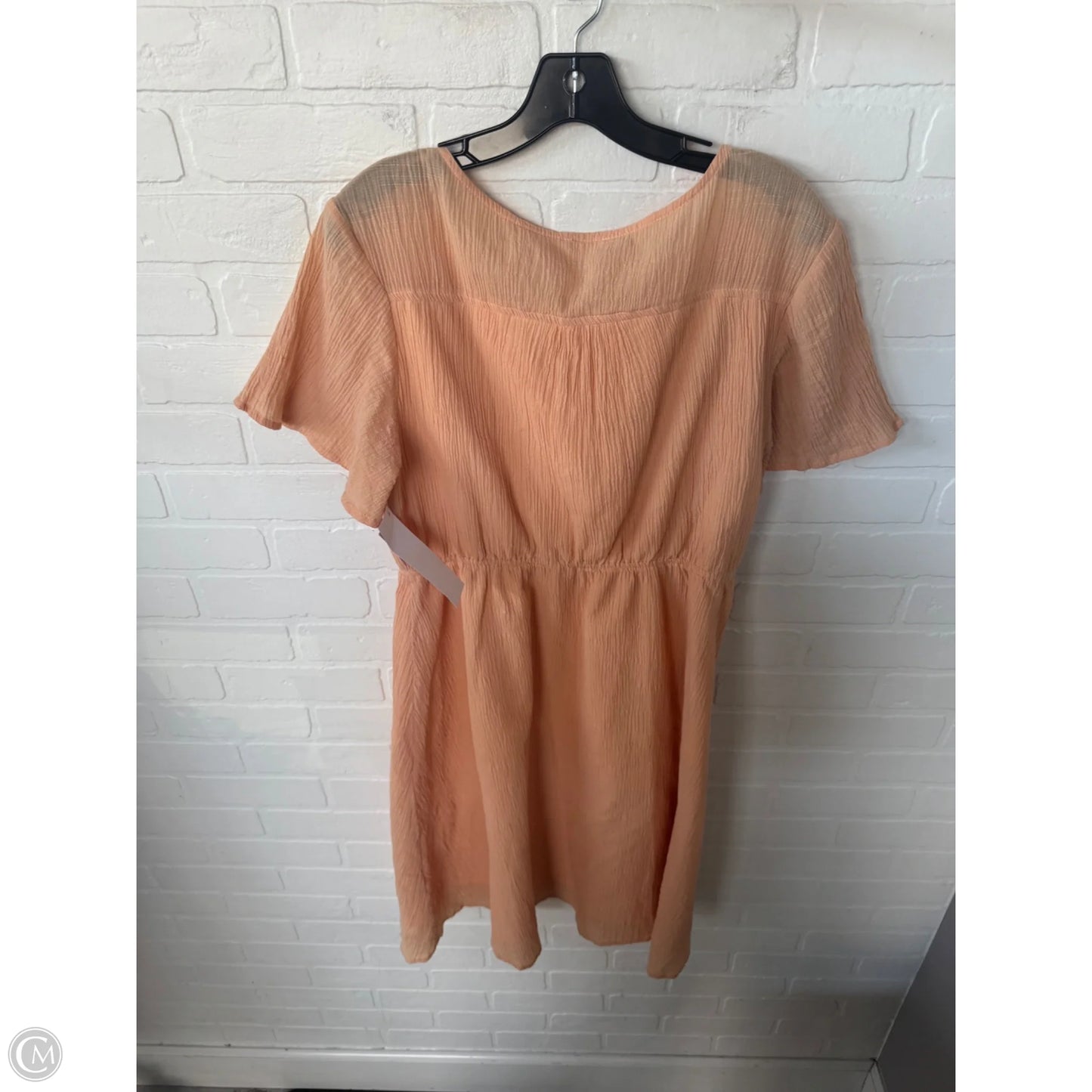 Dress Casual Short By Roolee In Orange, Size: L