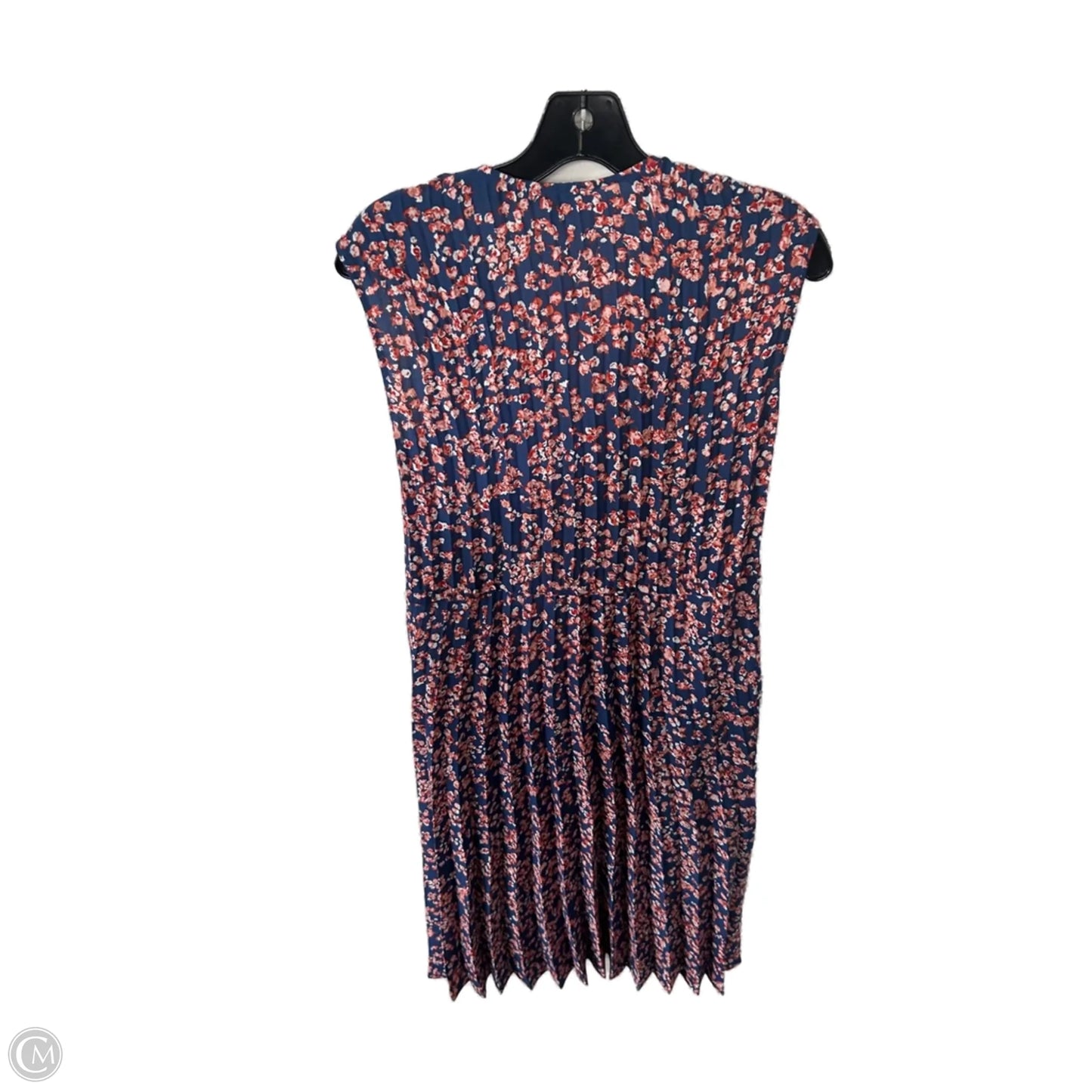 Dress Casual Midi By Banana Republic In Blue & Orange, Size: S