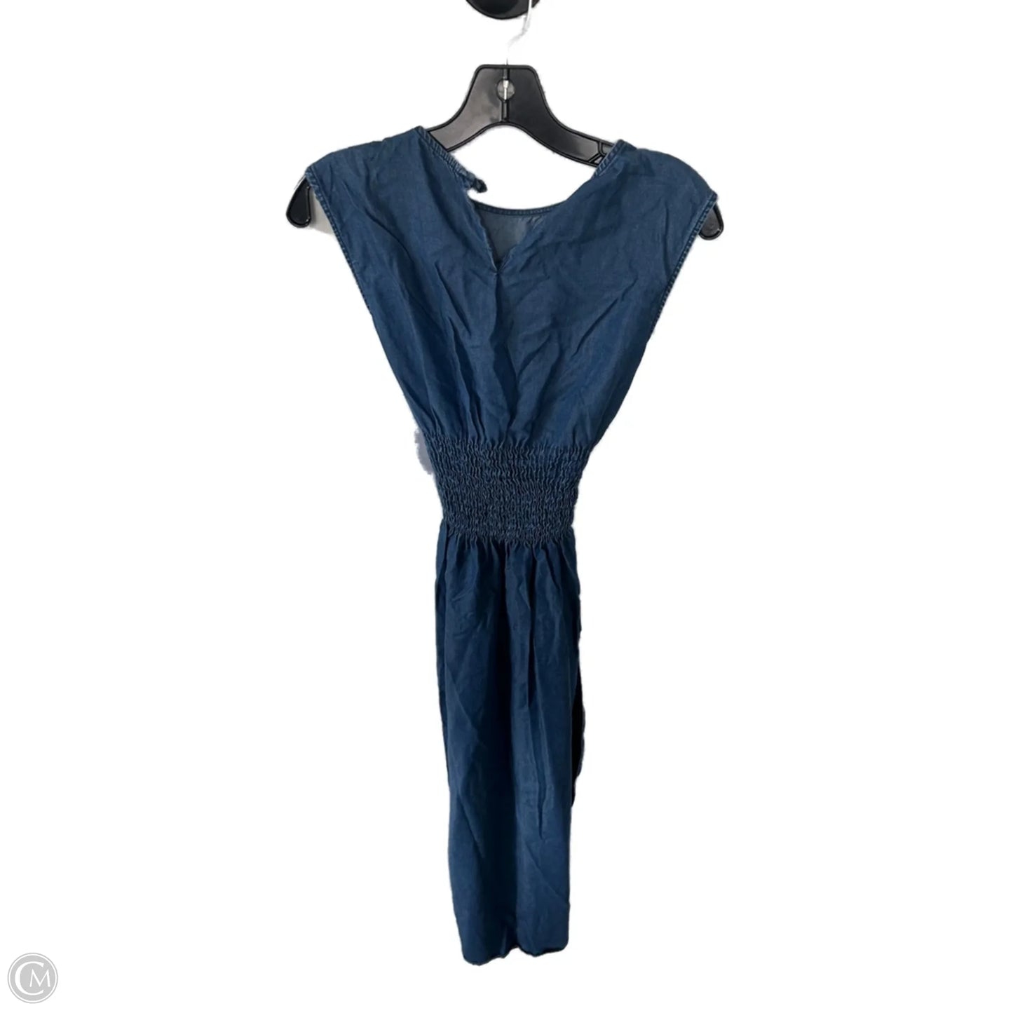 Dress Casual Maxi By Zara In Blue Denim, Size: S